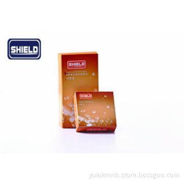 Men Smooth Natural Latex Condoms Lubricated / Rose Banana C